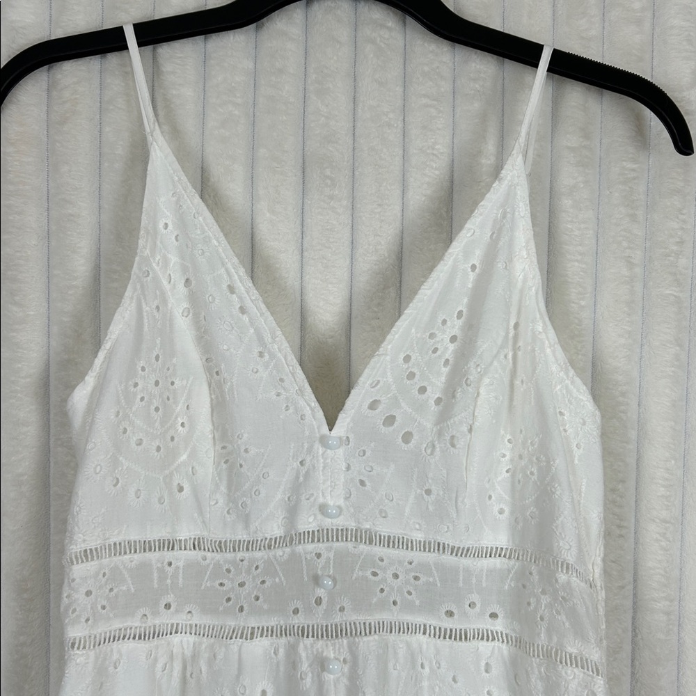 Simplee Eyelet Lace Coquette Cottagecore Romantic maxi dress XL - Picture 6 of 11